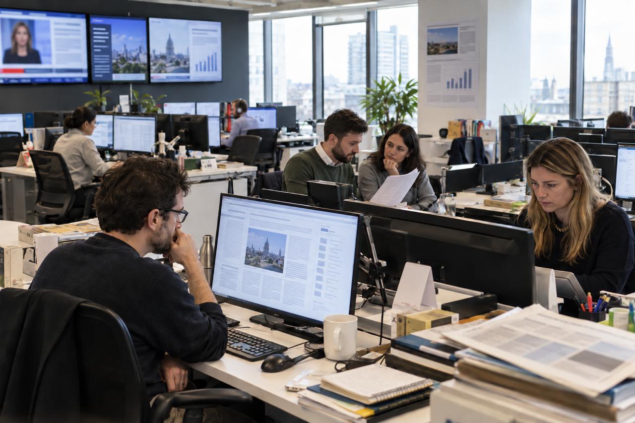 Espace de travail de la rédaction